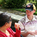 Kwan and Leo chatting