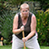 Jennifer, mallet-wielding action shot